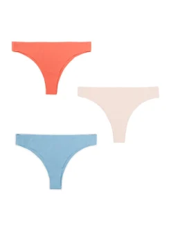 3 pack bezszwowych majtek brazilian