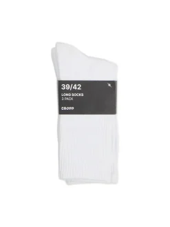 3 pack białych skarpet