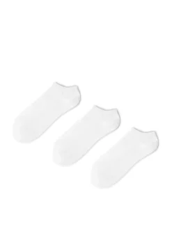 3 pack białych skarpetek