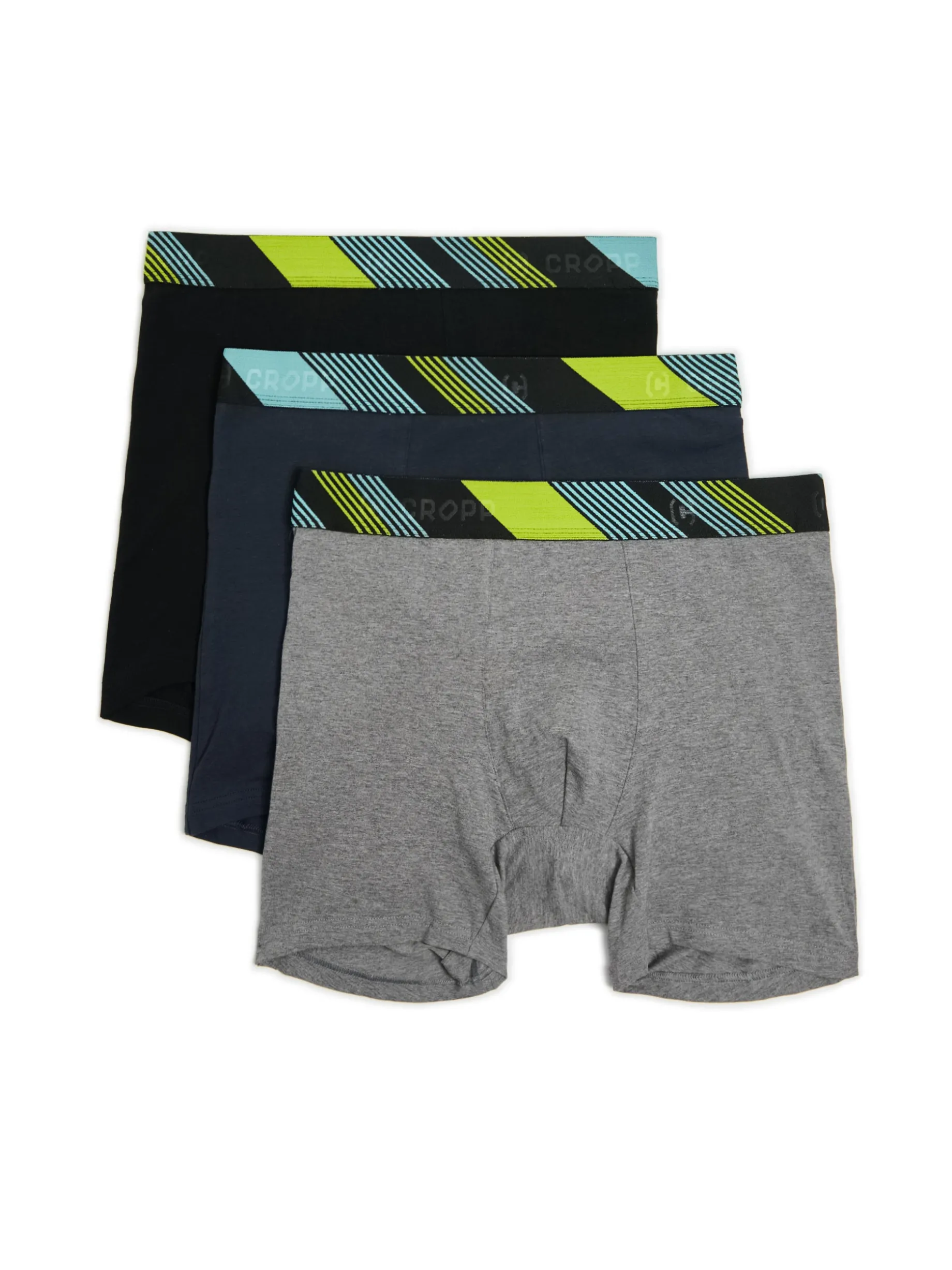 3 pack bokserek z kolorowym wykończeniem