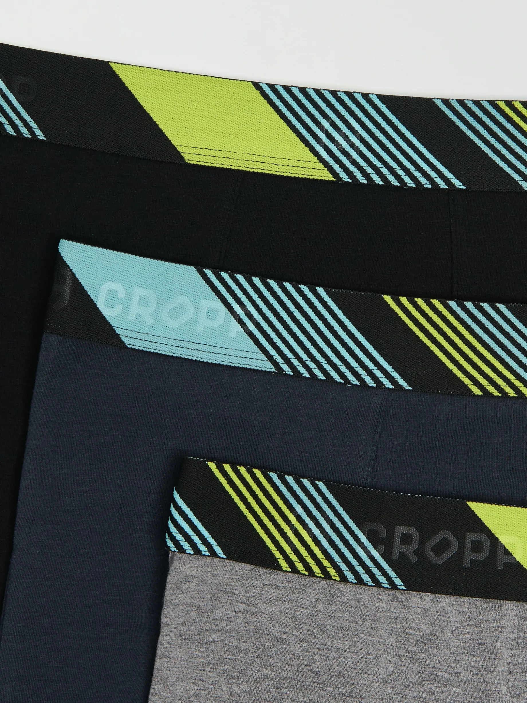 3 pack bokserek z kolorowym wykończeniem