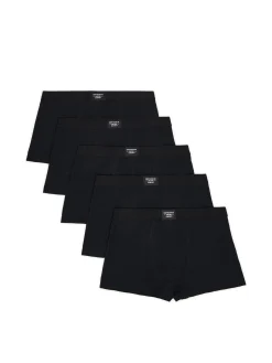 5 pack czarnych bokserek