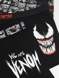 3 pack czarnych bokserek Venom