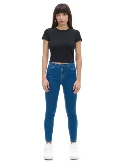 2 pack czarnych gładkich T-shirtów