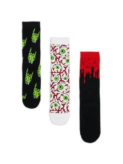 3 pack długich skarpet na Halloween