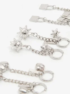 3 pack kolczyków z zawieszkami