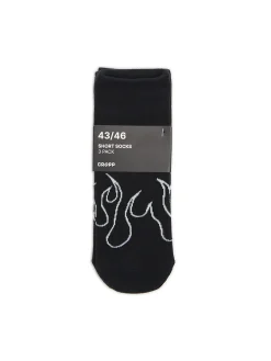 3 pack krótkich skarpet z printem