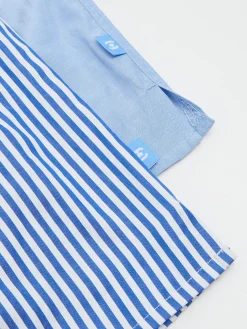 2 pack niebieskich bokserek