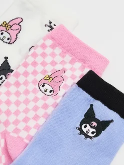 3 pack skarpet My Melody i Kuromi