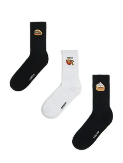 3 pack skarpet z azjatyckim jedzeniem