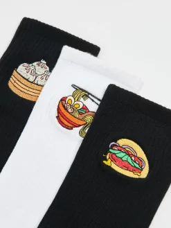 3 pack skarpet z azjatyckim jedzeniem