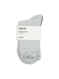 3 pack skarpet z falbaną