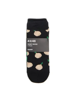 3 pack skarpet z food printem