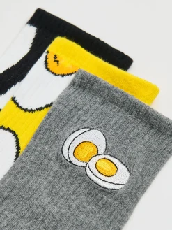 3 pack skarpet z motywem jajek