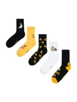 5 pack skarpet z ptasim motywem