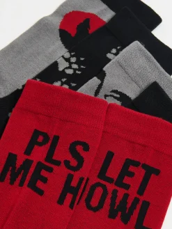 5 pack skarpet z wilkami