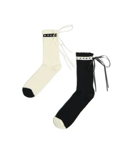 2 pack skarpetek ze wstążkami