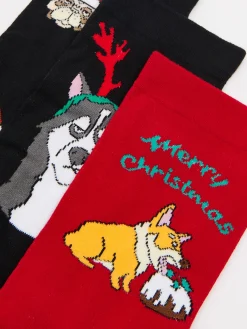 3 pack świątecznych skarpet