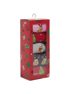 5 pack świątecznych skarpet z kapibarą