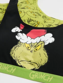 2 pack świątecznych staników z Grinchem