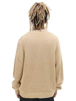 Żakardowy beżowy sweter