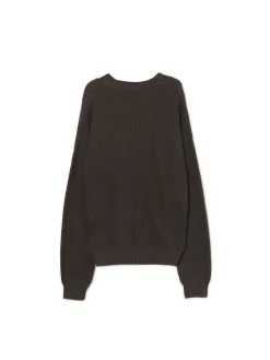 Żakardowy szary sweter