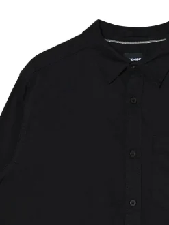 Bawełniana czarna koszula