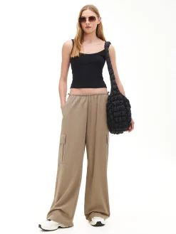 Bawełniane spodnie cargo