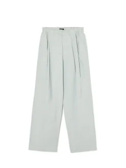 Bawełniane spodnie wide leg