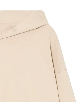 Beżowa bluza loose z kapturem