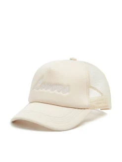 Beżowa czapka trucker