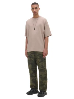 Beżowa koszulka basic