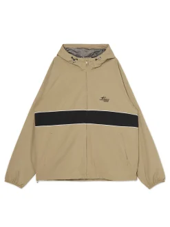 Beżowa kurtka z kapturem