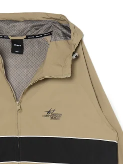 Beżowa kurtka z kapturem