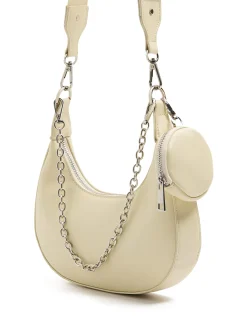 Beżowa mała torebka