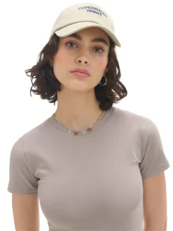 Beżowa sukienka maxi z krótkim rękawem