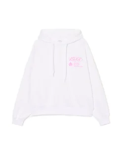 Biała bluza z napisami