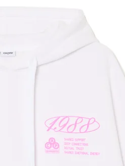 Biała bluza z napisami