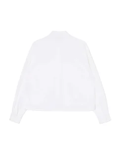 Biała koszula z rozcięciami