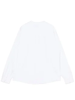 Biała koszula ze stójką