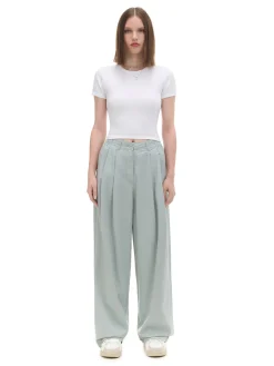 Biała koszulka slim