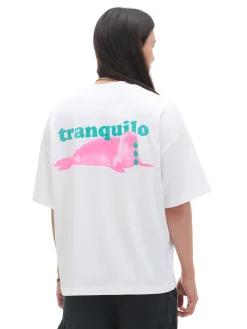 Biała koszulka z foczką