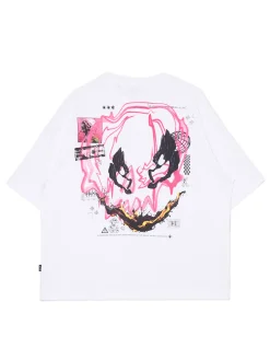 Biała koszulka z nadrukiem