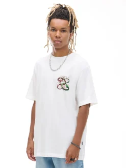 Biała koszulka z wężami