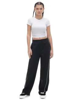 Biała prążkowana bluzka