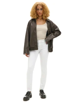 Białe jeansy skinny