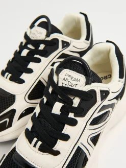 Biało-czarne sneakersy