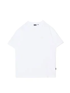 Biały T-shirt z haftem