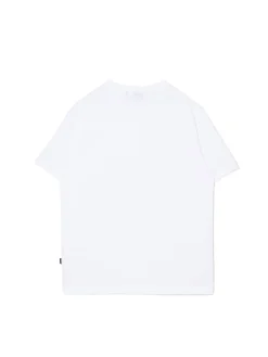 Biały T-shirt z haftem