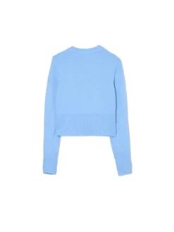 Błękitny sweter z dalmatyńczykiem